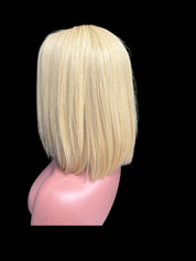 BOB WIG 10" STRAIGHT BLONDE COLOR