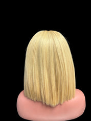 BOB WIG 10" STRAIGHT BLONDE COLOR