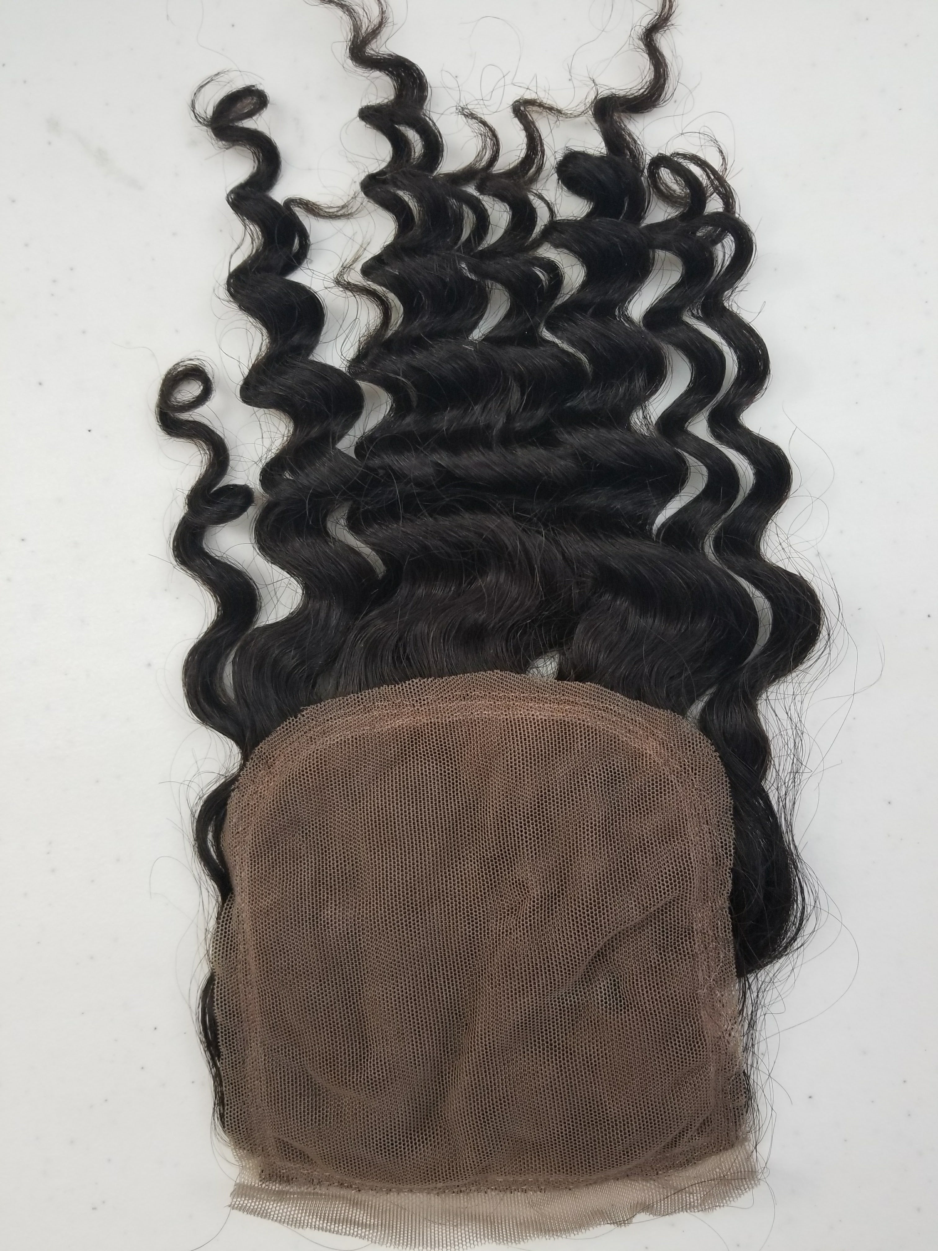 CHEVEUX VIETNAMIENS FERMETURE 4X4 14"
