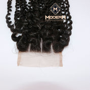 CHEVEUX VIETNAMIENS FERMETURE 4X4 14"